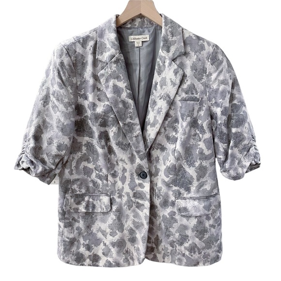 Coldwater Creek Sketched Boyfriend Blazer - Picture 5 of 9